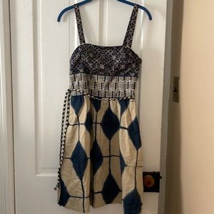 Anthropologie/Maeve Convertible Linen Dress